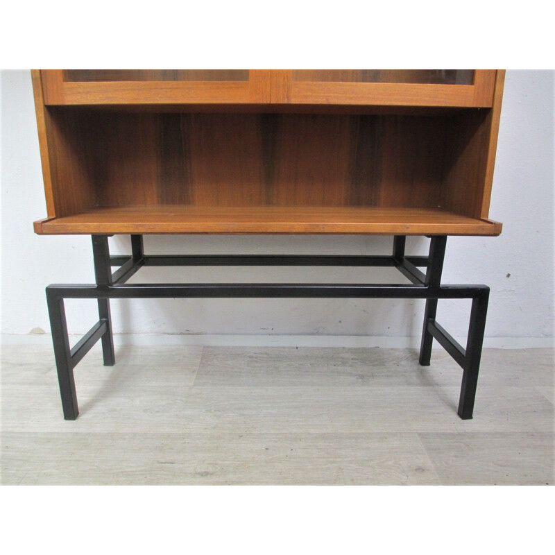 Vintage bookcase Vitrine Scandinavian 1970s