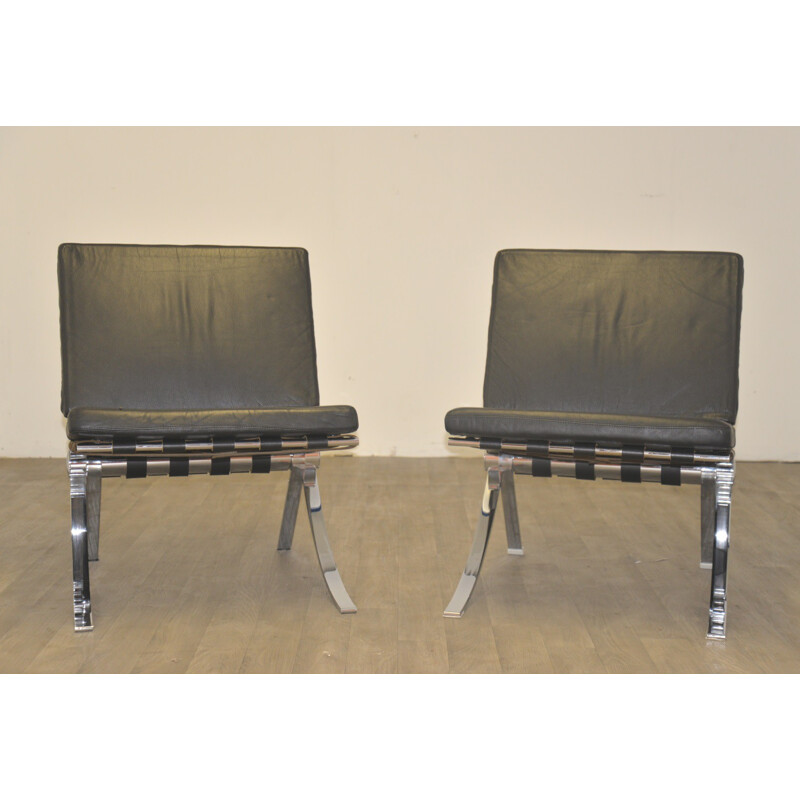 Pair of Strässle "Padaro" lounge chairs, Paul TUTTLE - 1960s