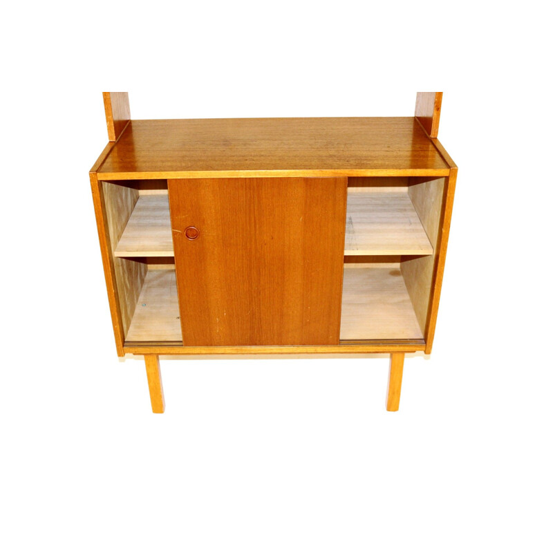 Bibliothèque à caisson vintage scandinave, Suède 1960