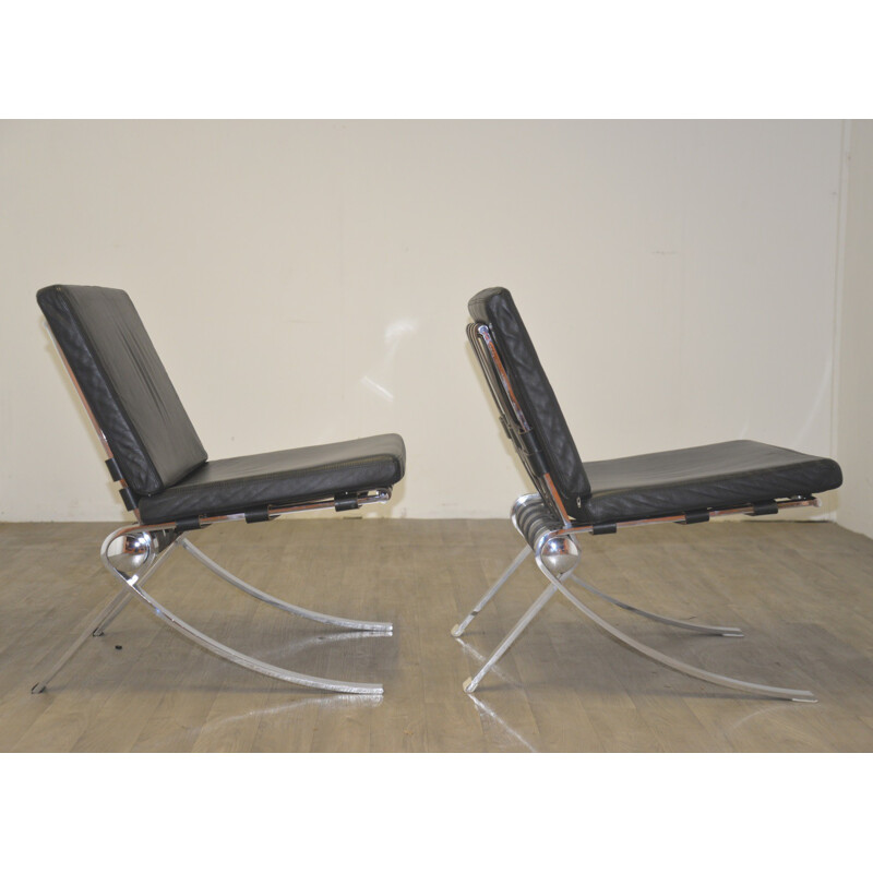 Pair of Strässle "Padaro" lounge chairs, Paul TUTTLE - 1960s