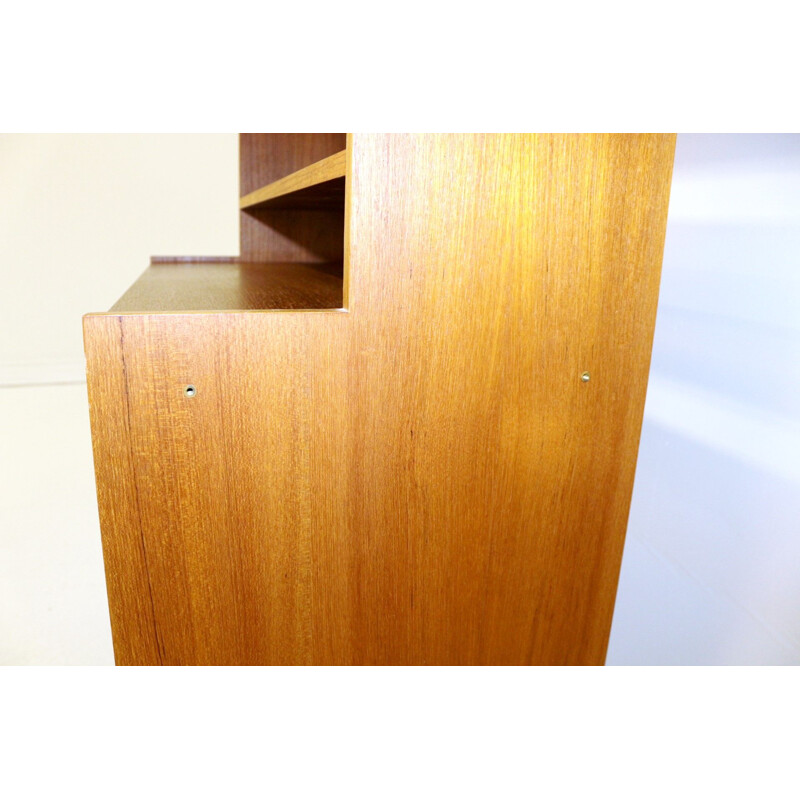 Vintage teak and beech bookcase , Sweden 1960