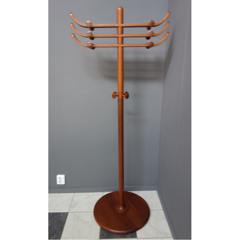 Vintage teak coat rack Aksel kjersgaard Denmark 1960s