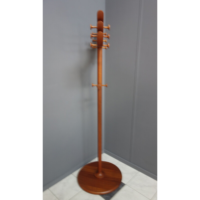 Vintage teak coat rack Aksel kjersgaard Denmark 1960s