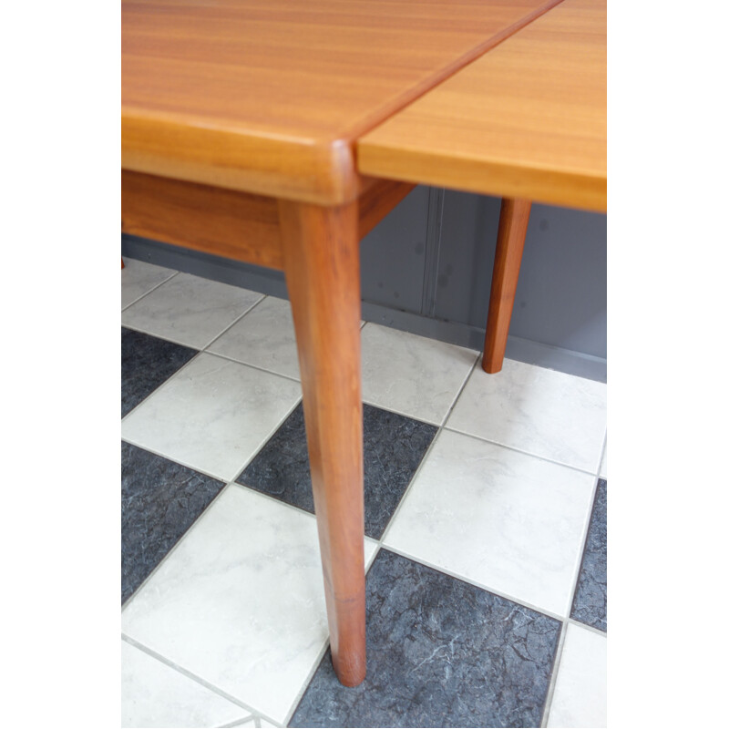 Vintage teak dining table Danish 1960s