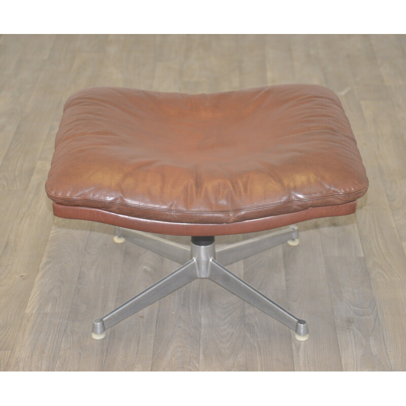 Strässle "King" armchair and his ottoman, André VANDENBEUCK - 1960s