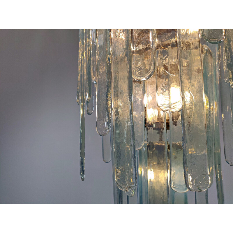 Vintage Opalescent Murano glass chandelier