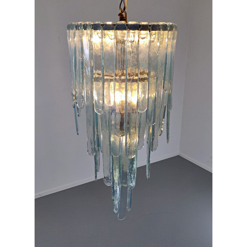 Vintage Opalescent Murano glass chandelier