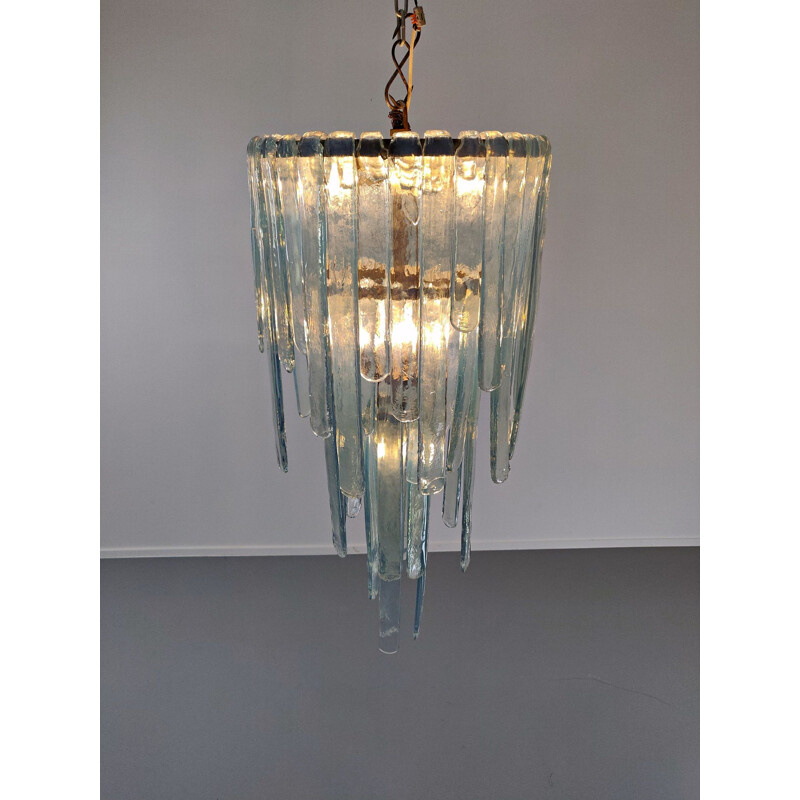 Vintage Opalescent Murano glass chandelier