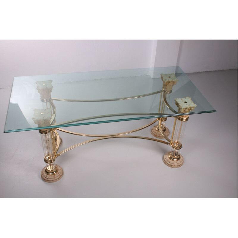 Mesa de jantar Hollywood Regency vintage