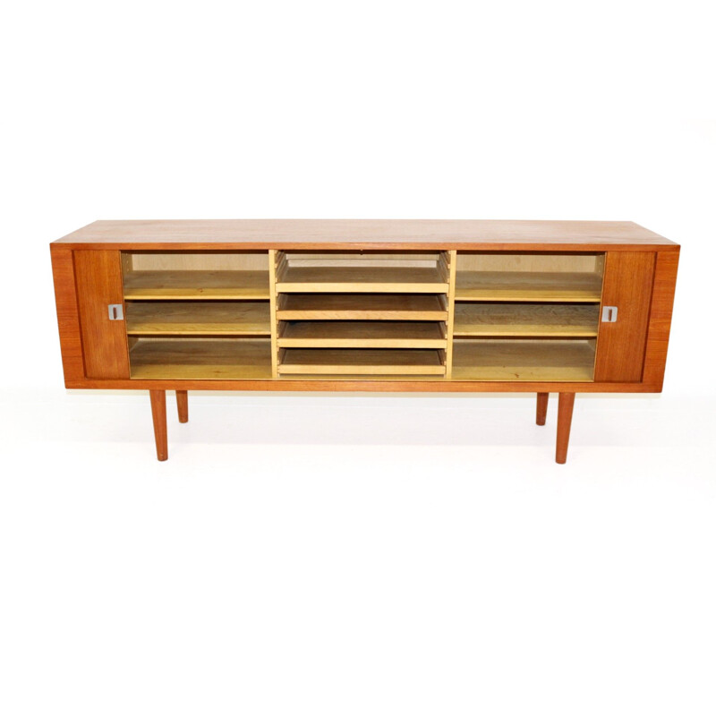 Vintage teak sideboard by Hans J. Wegner for the Danish Ry Møbler factory house 1960