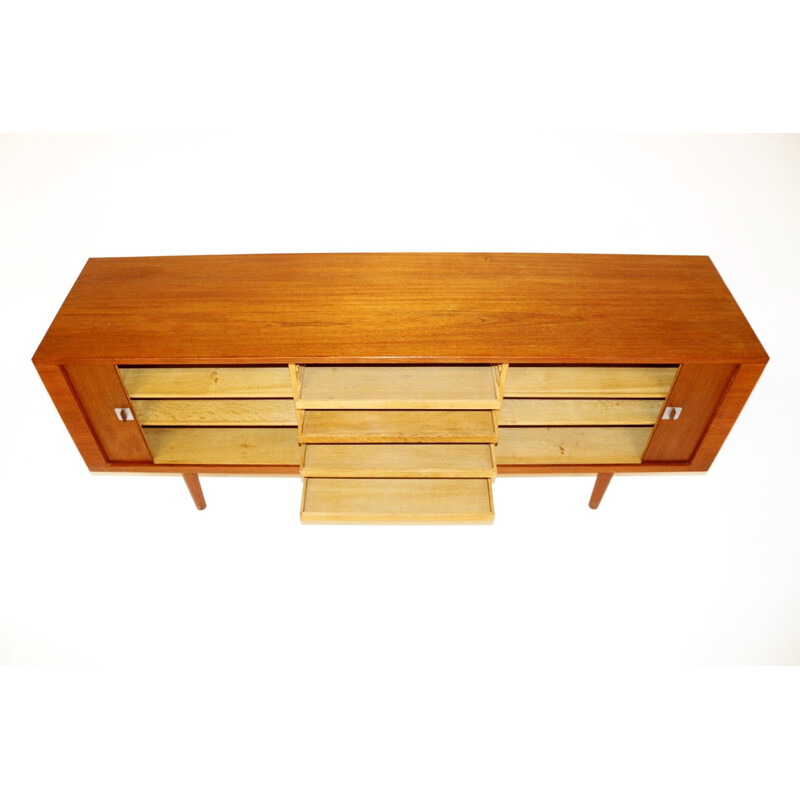 Vintage teak sideboard by Hans J. Wegner for the Danish Ry Møbler factory house 1960