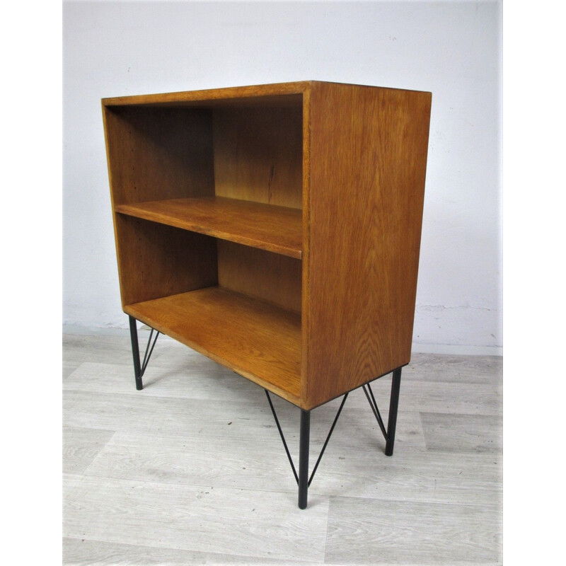 Vintage Bookcase, metal legs 1970s