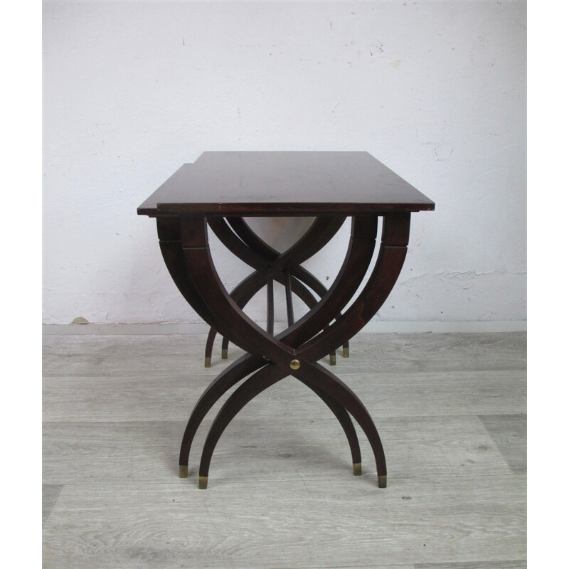 Paire de tables d'appoint vintage 1960