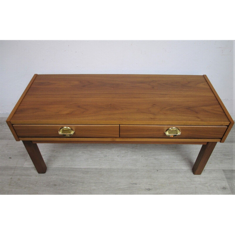 Vintage teak console, Sweden 1970