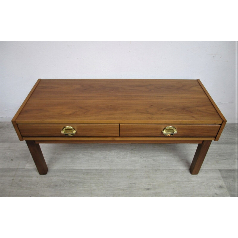 Vintage teak console, Sweden 1970