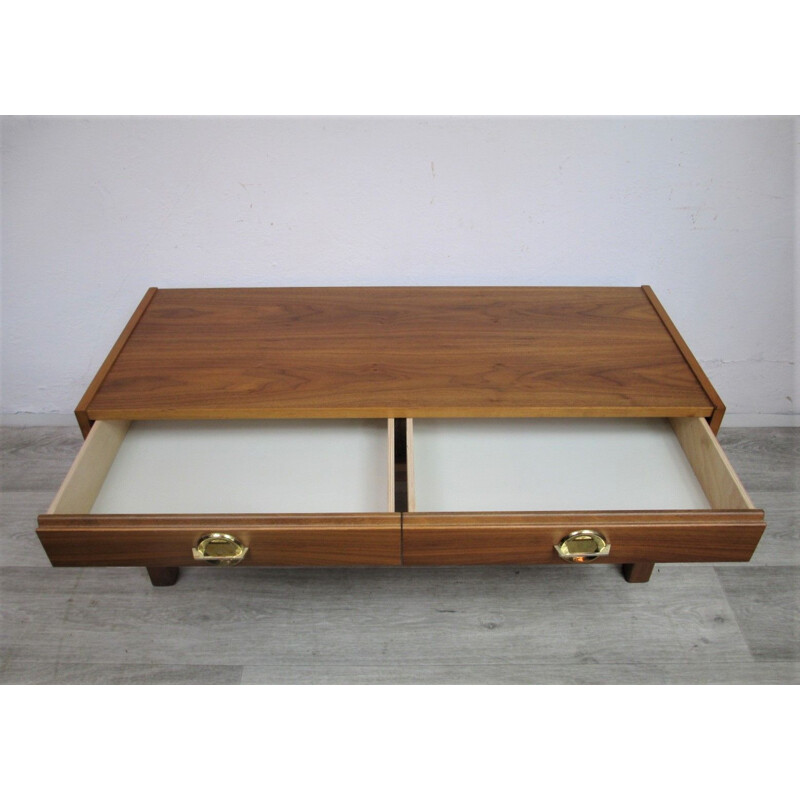 Vintage teak console, Sweden 1970