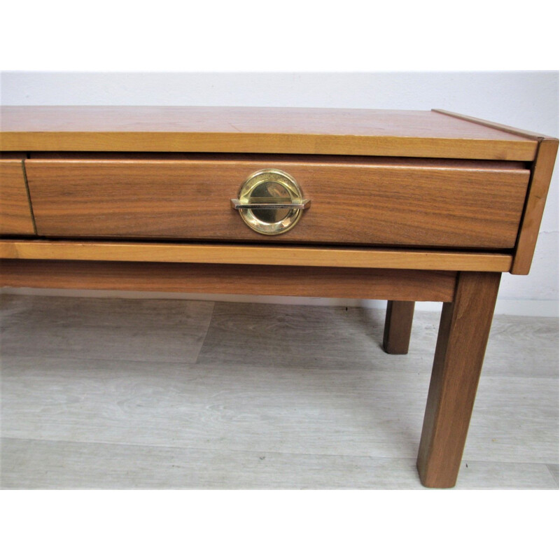 Vintage teak console, Sweden 1970