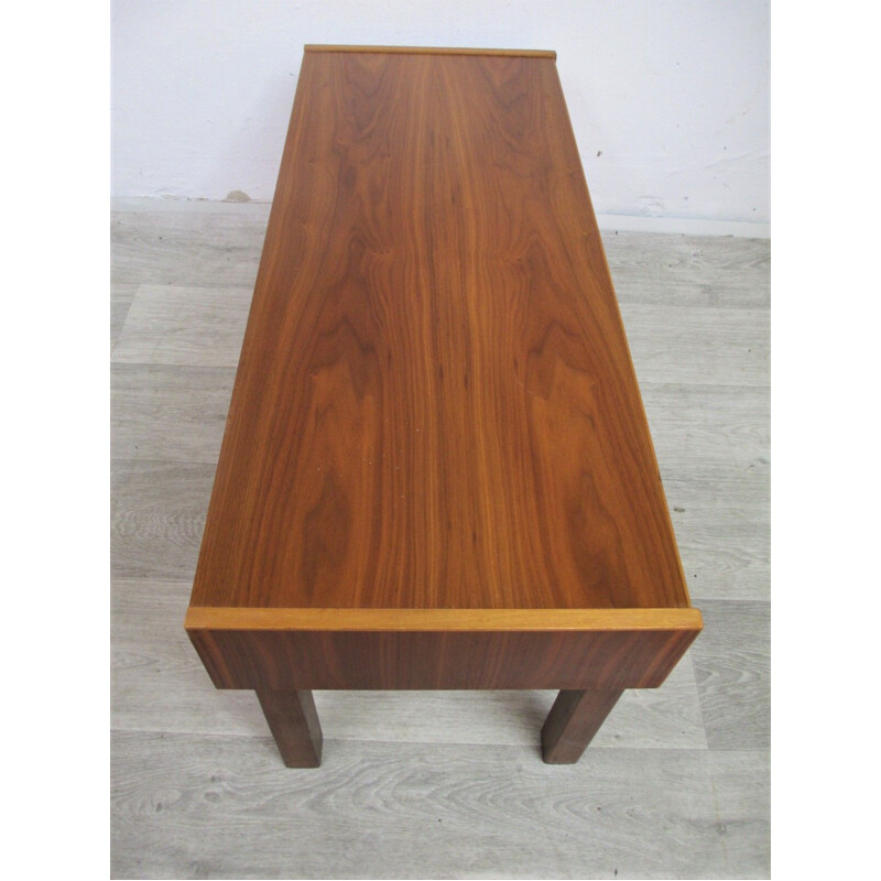 Vintage teak console, Sweden 1970