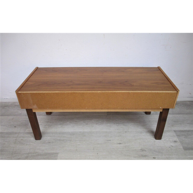 Vintage teak console, Sweden 1970