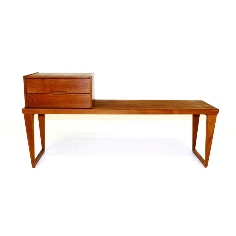 Vintage teak bench, Aksel Kjersgaard, Denmark, 1960