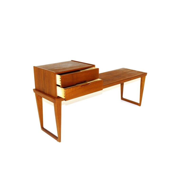 Vintage teak bench, Aksel Kjersgaard, Denmark, 1960