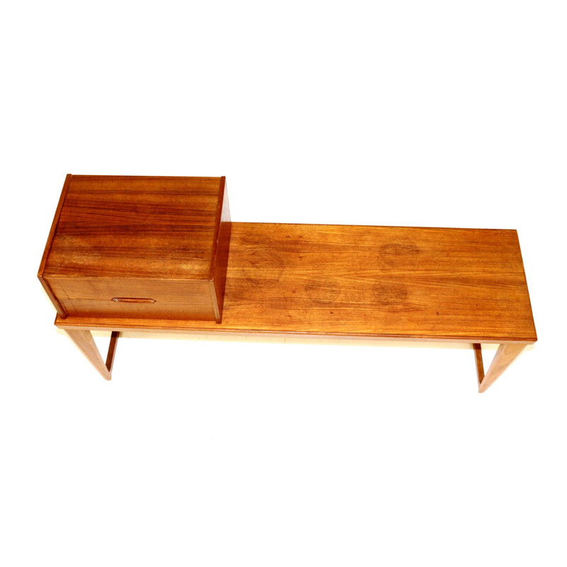 Vintage teak bench, Aksel Kjersgaard, Denmark, 1960