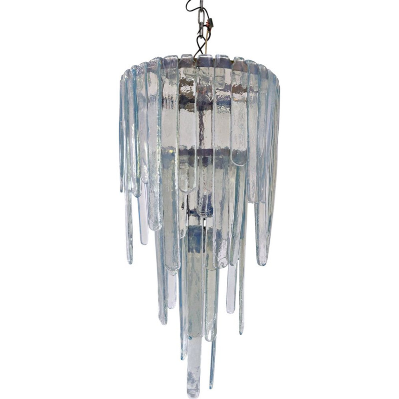 Vintage Opalescent Murano glass chandelier