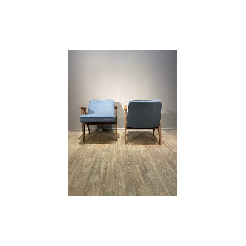 Paar vintage fauteuils 300-177, J. Chierowski 1960