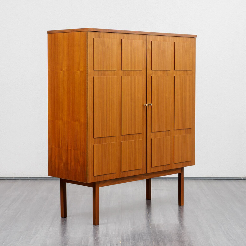 Vintage walnut wardrobe 1960