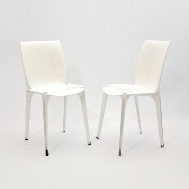 Pair of vintage Lambda chairs by Marco Zanuso and Richard Sapper for Gavina, 1959