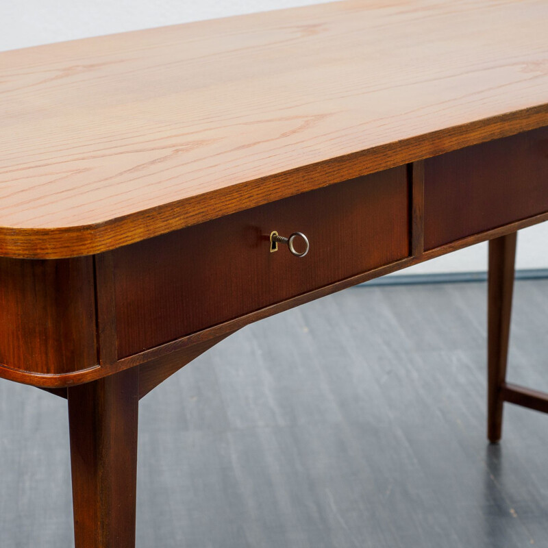 Vintage solid wood desk 1960