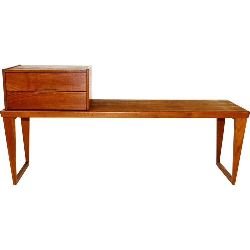 Vintage teak bench, Aksel Kjersgaard, Denmark, 1960