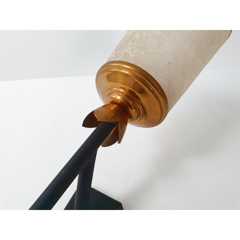 Vintage torch wall lamp Arlus 1950