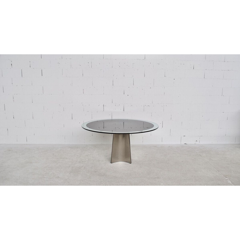 Vintage dining table by Luigi Saccardo Maison Jansen 1970