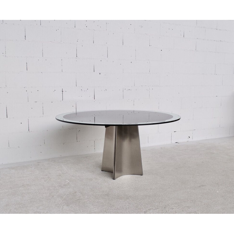 Vintage dining table by Luigi Saccardo Maison Jansen 1970