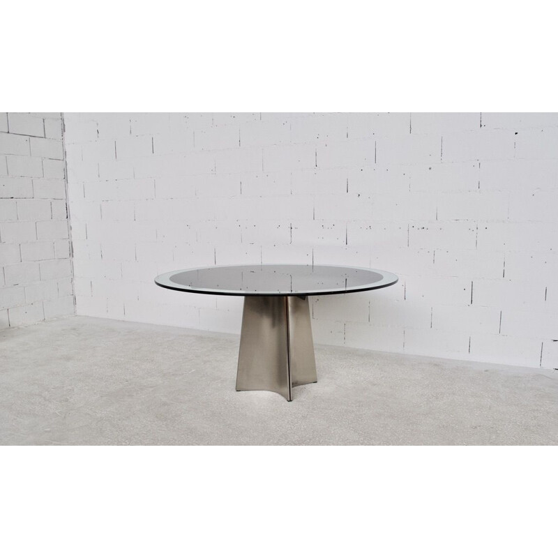 Vintage dining table by Luigi Saccardo Maison Jansen 1970