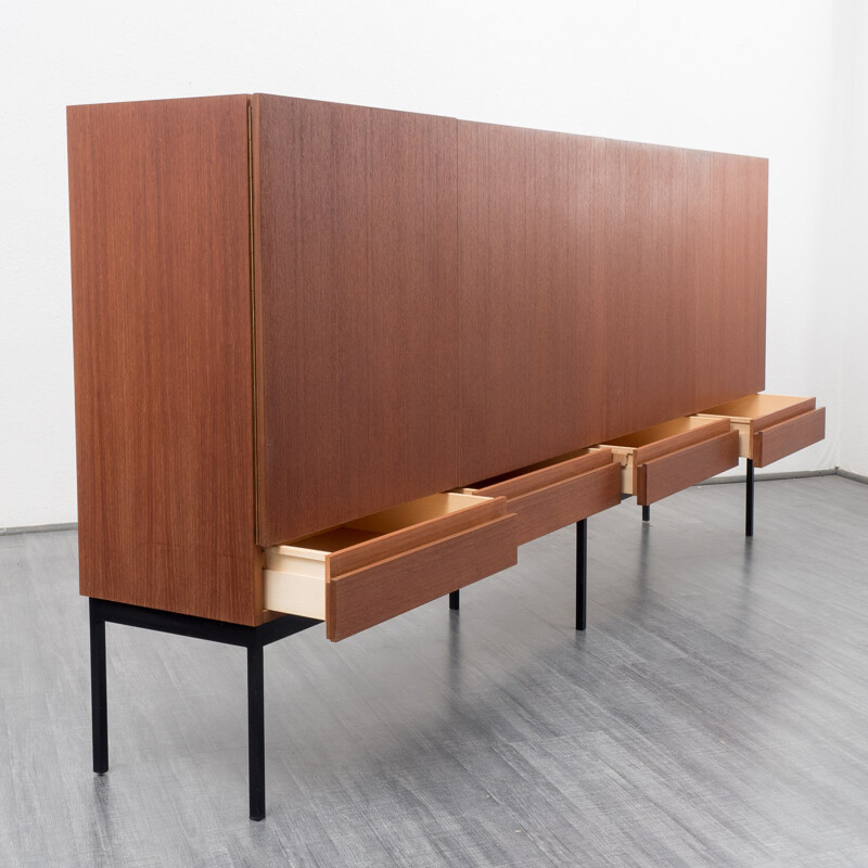 Behr mid-century sideboard in teak, Dieter WAECKERLIN - 1960s