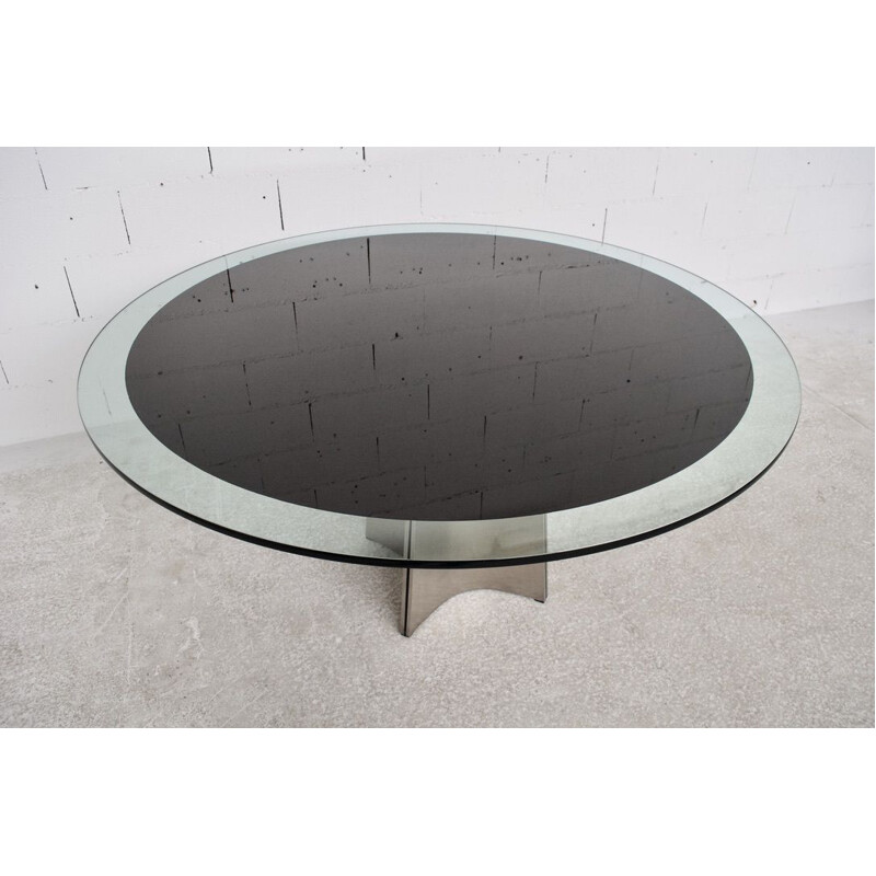 Vintage dining table by Luigi Saccardo Maison Jansen 1970