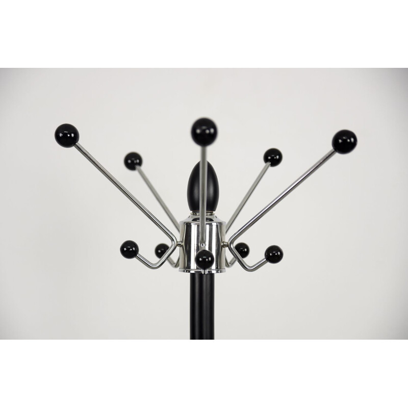 Mid-Century Chrome Floor Coat Rack, 1970s