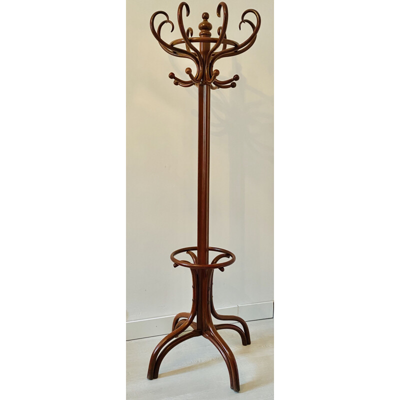 Vintage parrot coat rack bistro Fischel 8 hooks