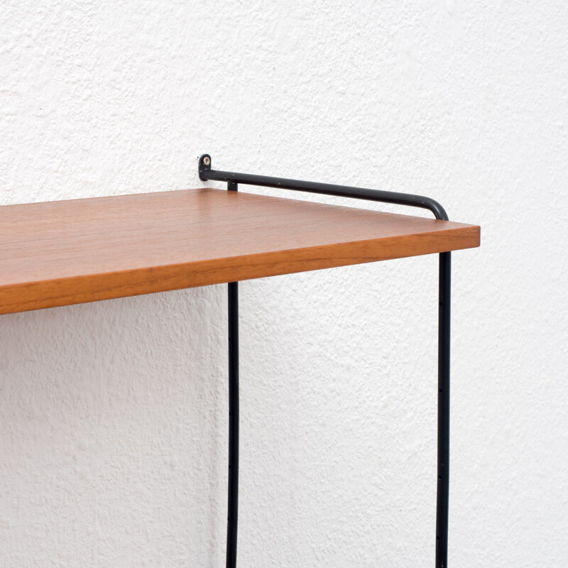 Mid-century "Omnia" shelf in teak, Ernst Dieter HILKER - 1960s