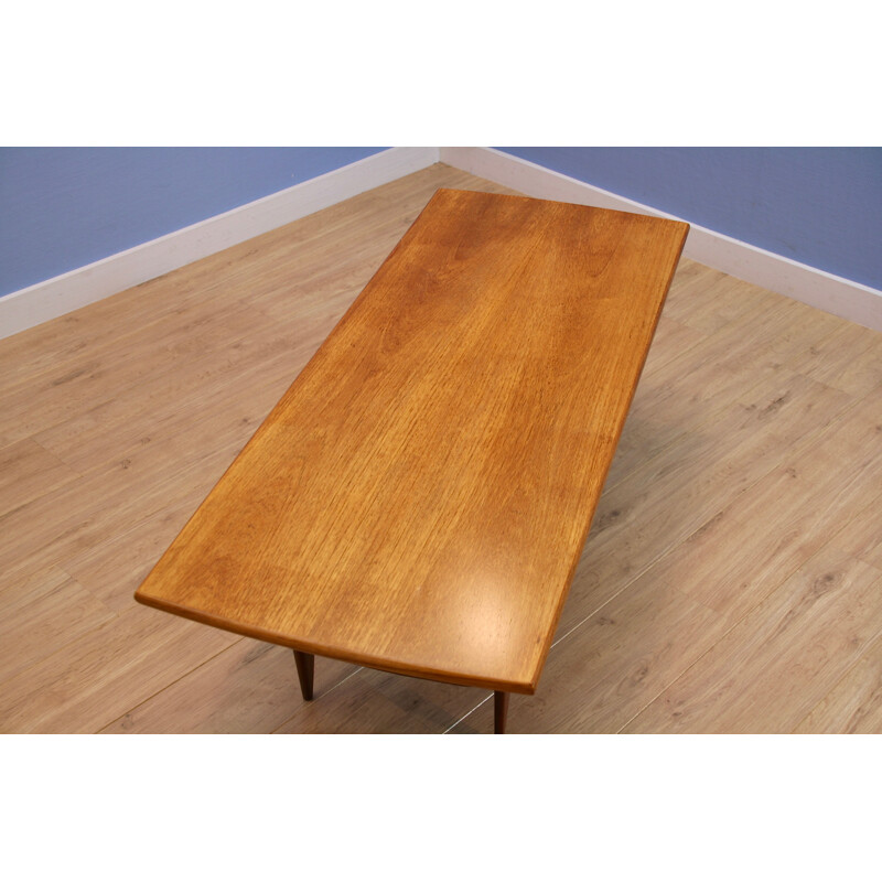 Vintage coffee table by MM furniture in teak, Danish 1960s