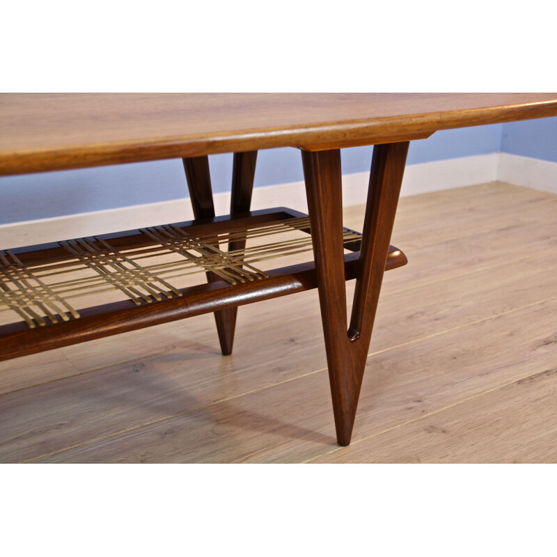 Vintage coffee table by MM furniture in teak, Danish 1960s