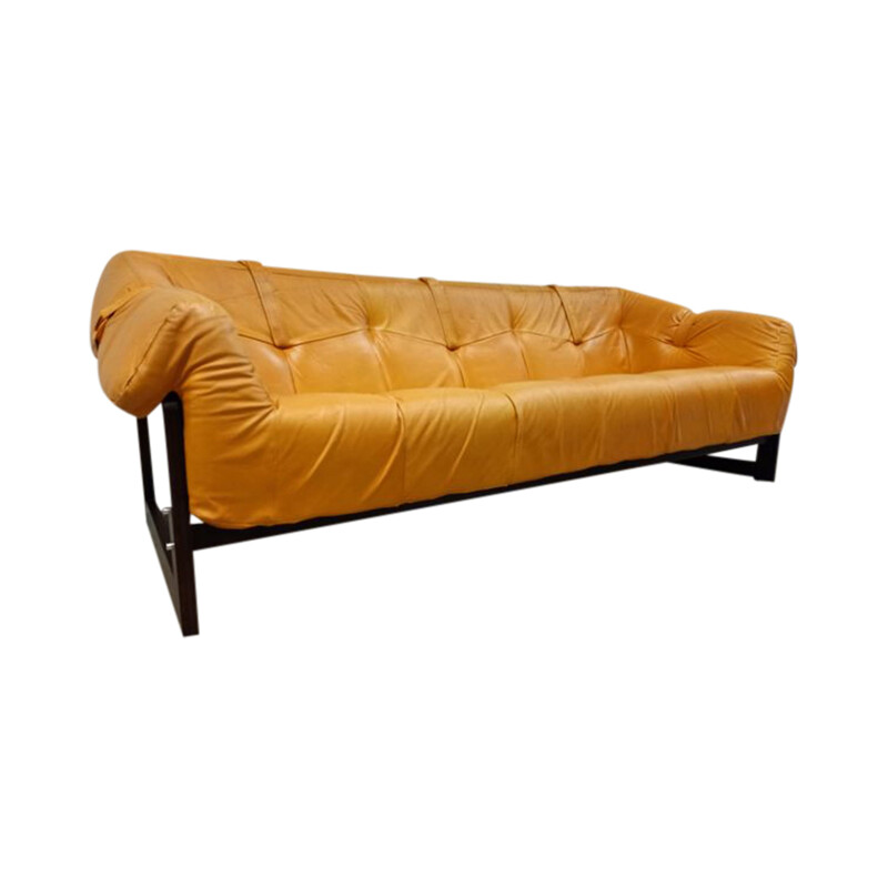 Vintage MP-091 3-seater sofa by Perceval Lafer for Lafer S.A. Brazilian 1960