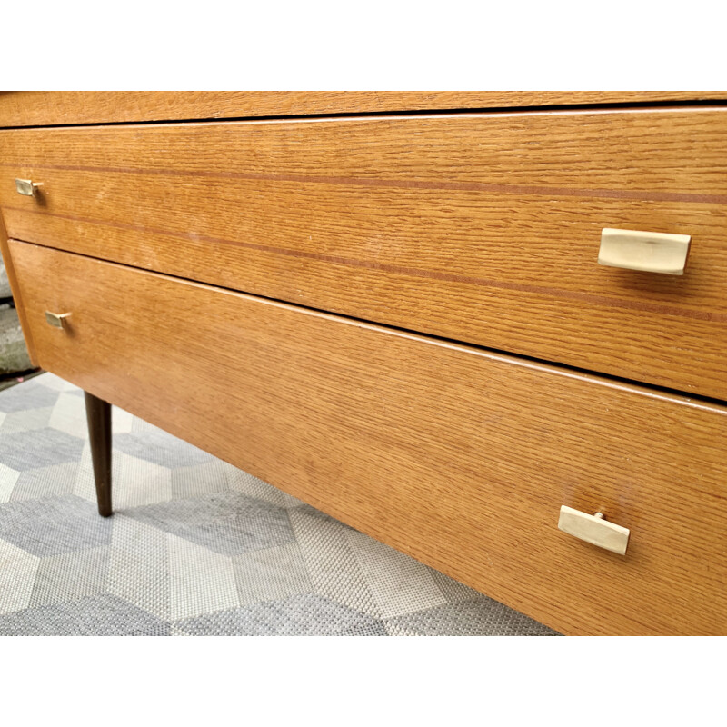 Vintage Dressing Table with Mirror by Lebus