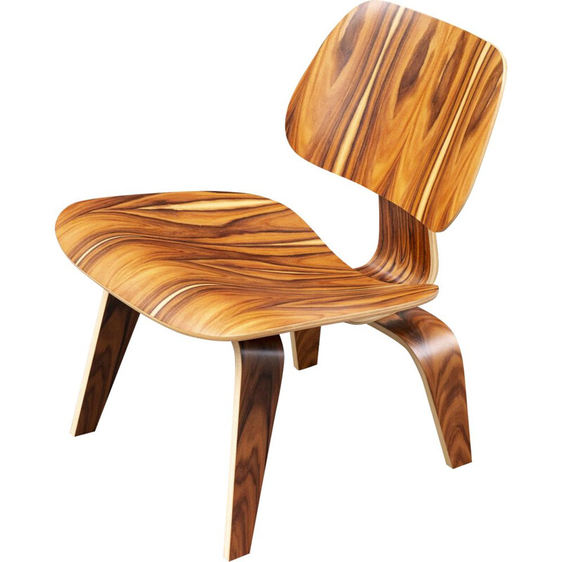 Vintage LCW Chair in rosewood santos from Charles &Ray Eames Herman Miller 2000