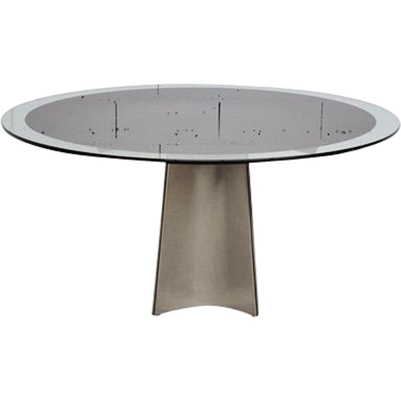 Vintage dining table by Luigi Saccardo Maison Jansen 1970