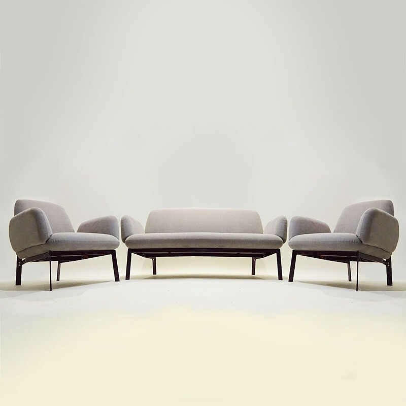 Vintage compact Easy chair and sofa set Klauser and Carpenter contemporary