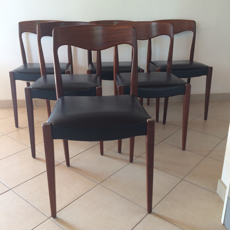 Scandinavian dining set, Ib KOFOD-LARSEN - 1960s