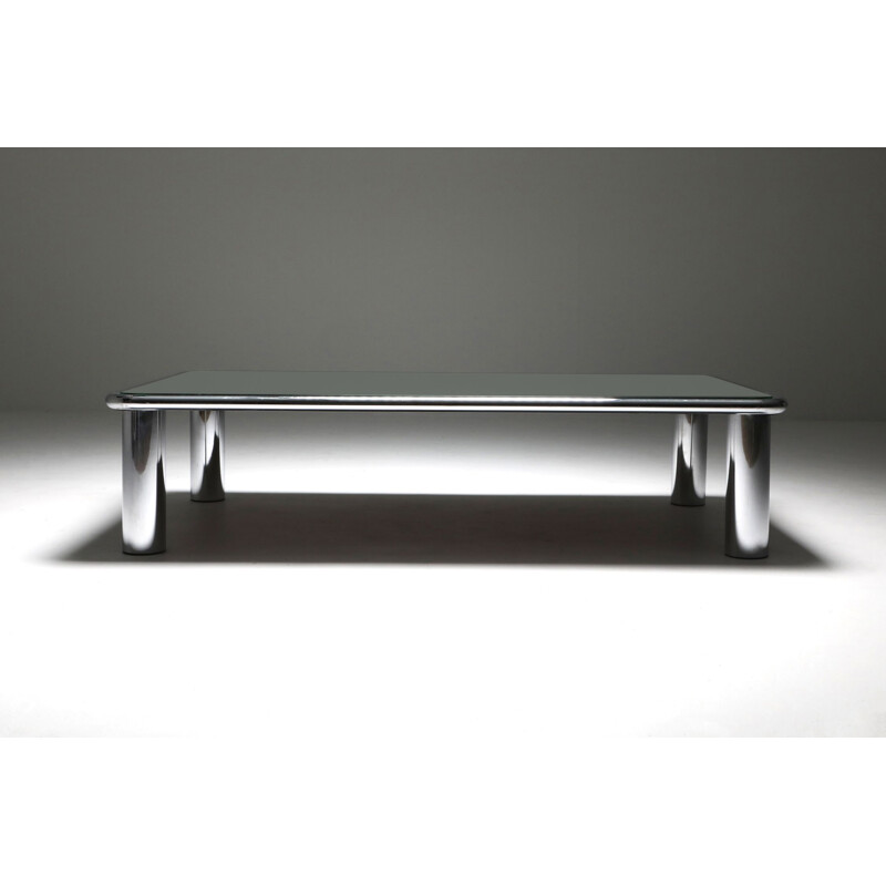 Vintage Sesann Mirrored Coffee Table by Gianfranco Frattini for Cassina 1960s